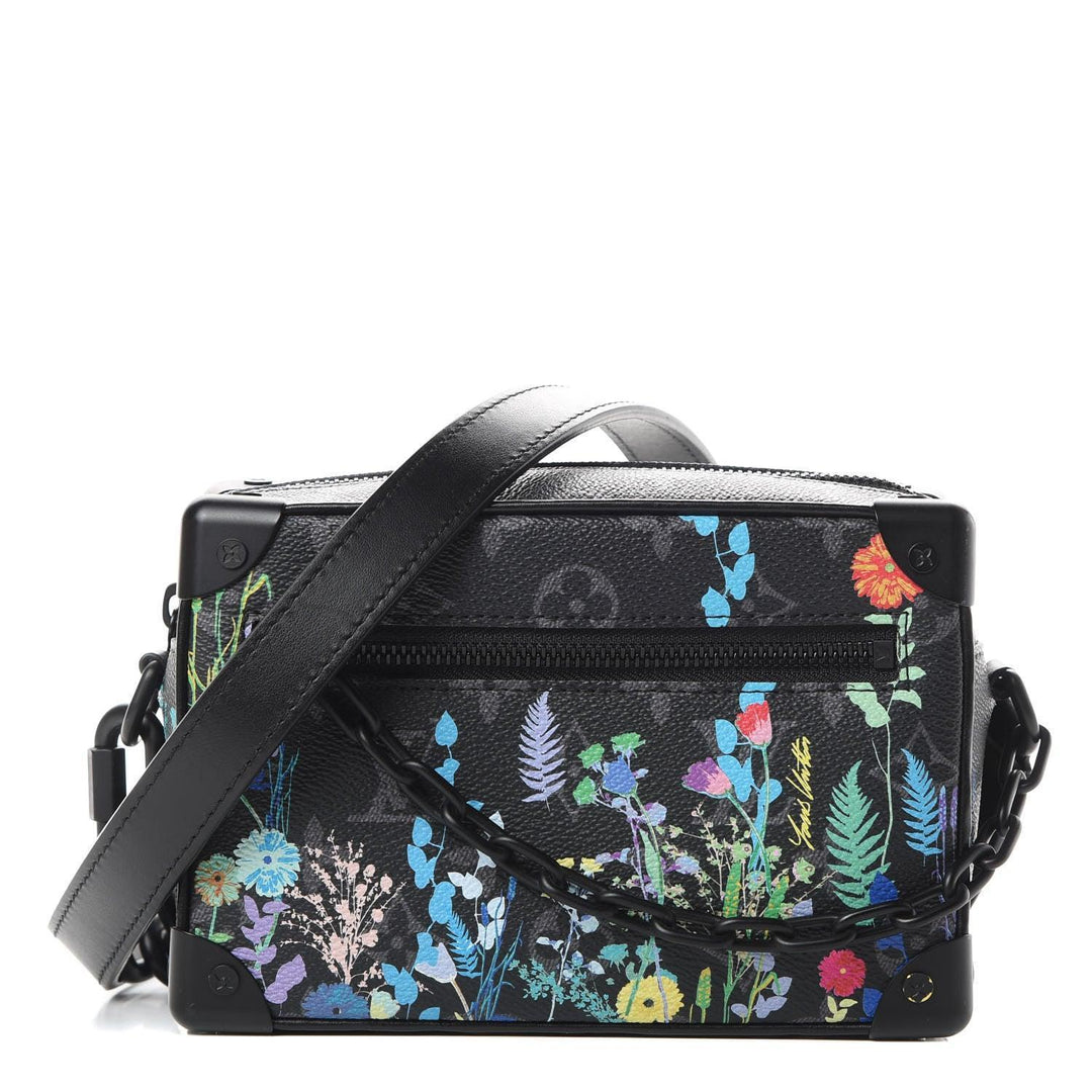 Louis Vuitton Monogram Eclipse Flower Print Mini Soft Trunk Women&