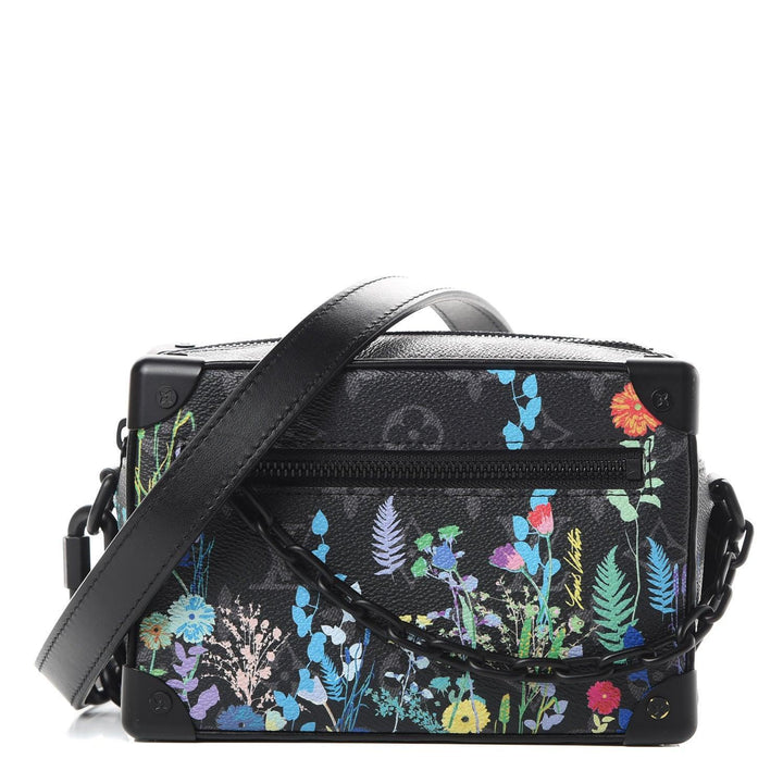 Louis Vuitton Monogram Eclipse Flower Print Mini Soft Trunk Women&
