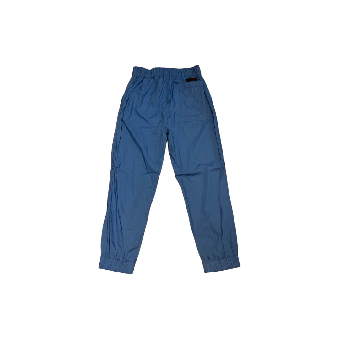 Blue pants on a white background