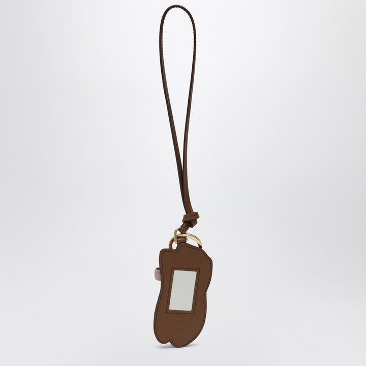 Miu Miu Trick Leather Miu Ballet Keyring Women