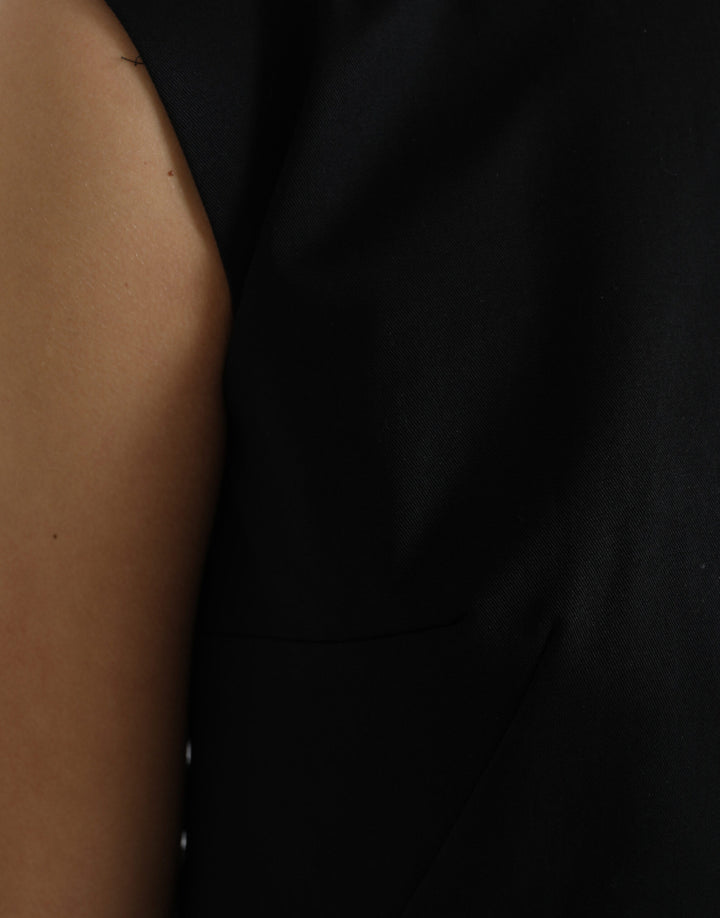 DOLCE & GABBANA Elegant Sleeveless Shift Mini Dress