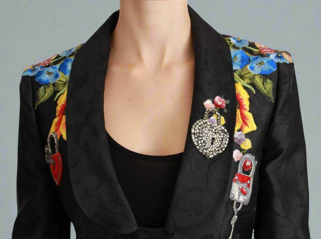 DOLCE & GABBANA Enchanted Sicilian Brocade Blazer