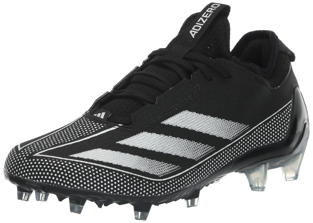 adidas Mens Adizero Electric.1 Football Sneaker Black/White/Black 8