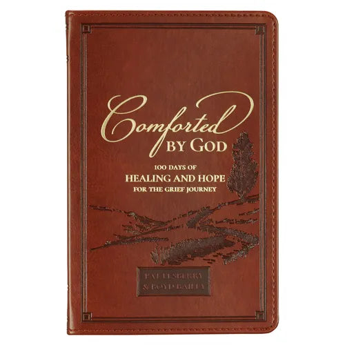 Devotional Comforted by God Faux Leather - Leather