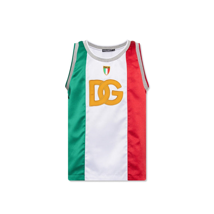 Dolce &amp; Gabbana Satin Tank T Shirt