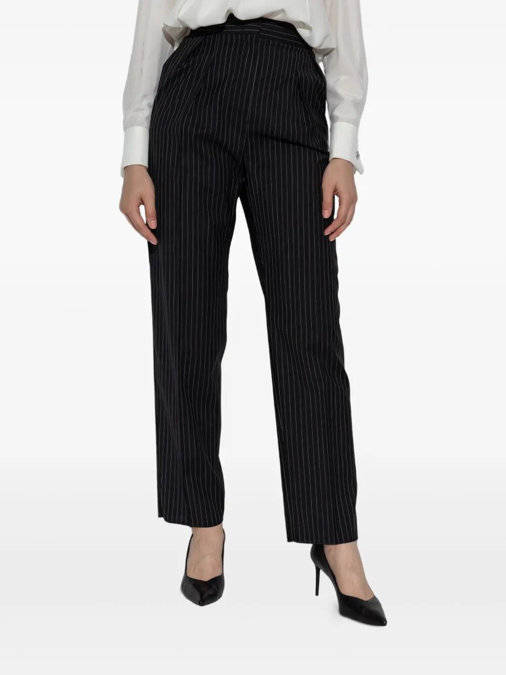 Max Mara Women Pinstripe Pants