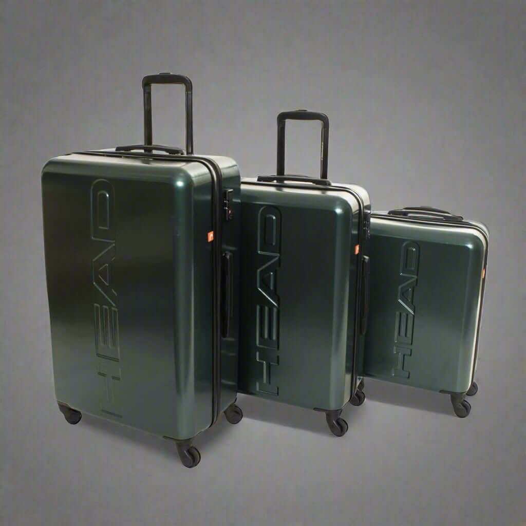 Head dark green Travel bags