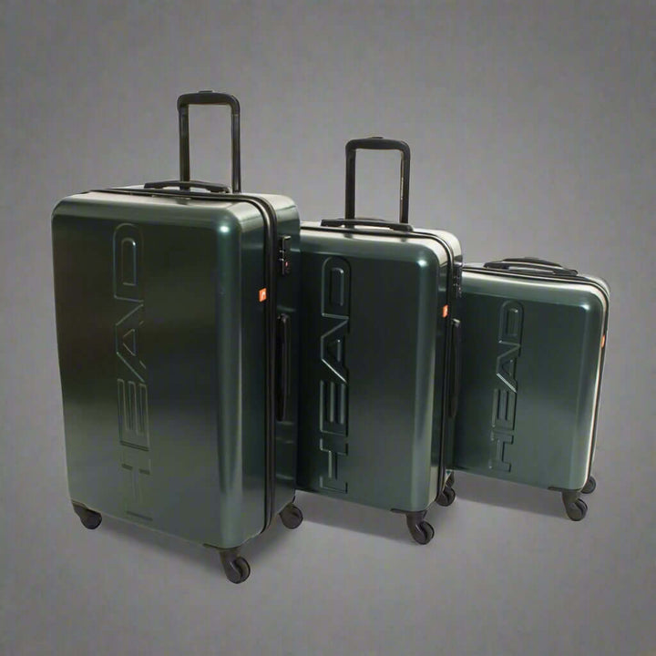 Head dark green Travel bags