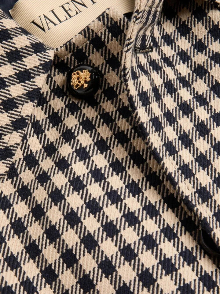 Valentino Garavani Men Check Coat