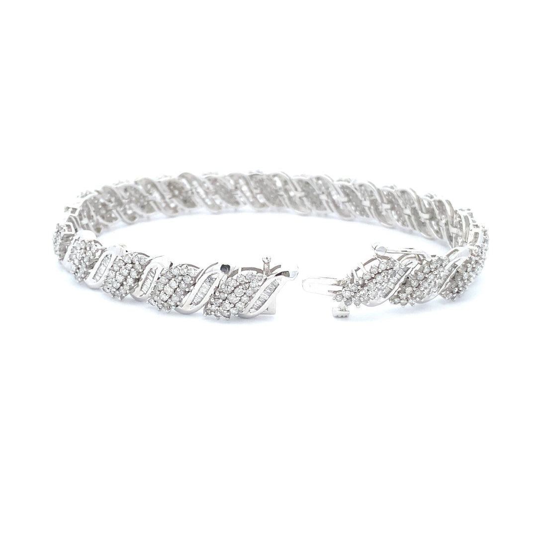 5.00ct Diamond Tennis Bracelet 10KT White Gold