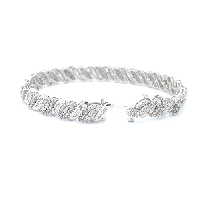 5.00ct Diamond Tennis Bracelet 10KT White Gold