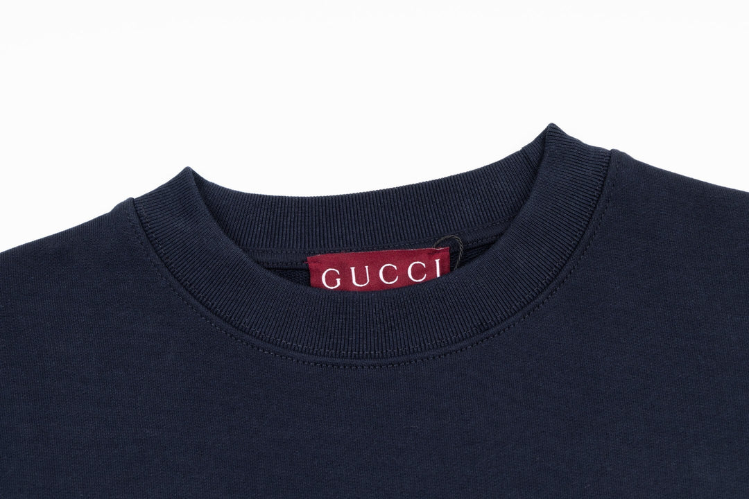 Cotton jersey sweatshirt with embroidery