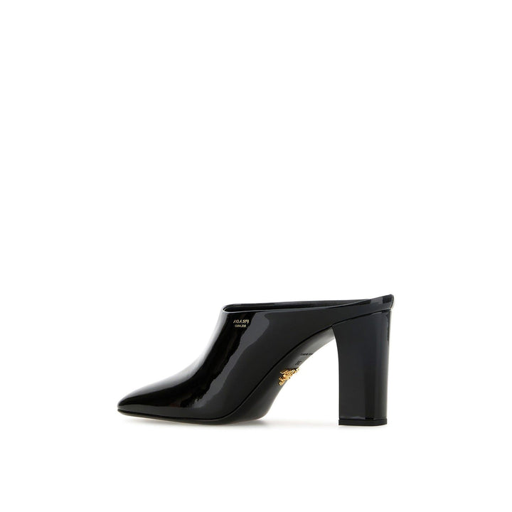 Prada Leather Mules 85Mm Women