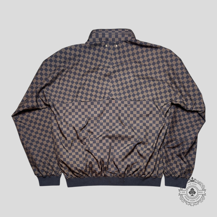 Louis Vuitton Reversible Checkered Damier Windbreaker in Brown
