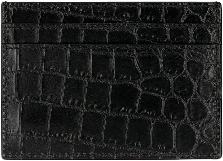 SAINT LAURENT Mini Leather Wallet for Men