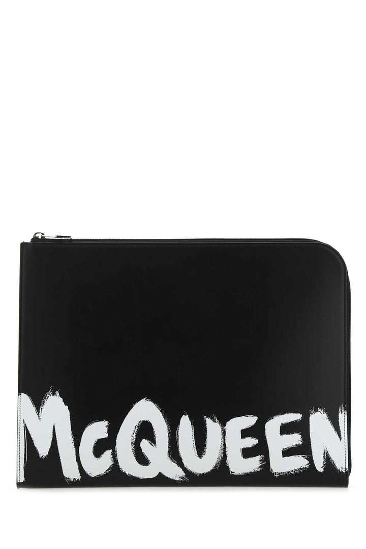 ALEXANDER MCQUEEN Mini Leather Document Holder