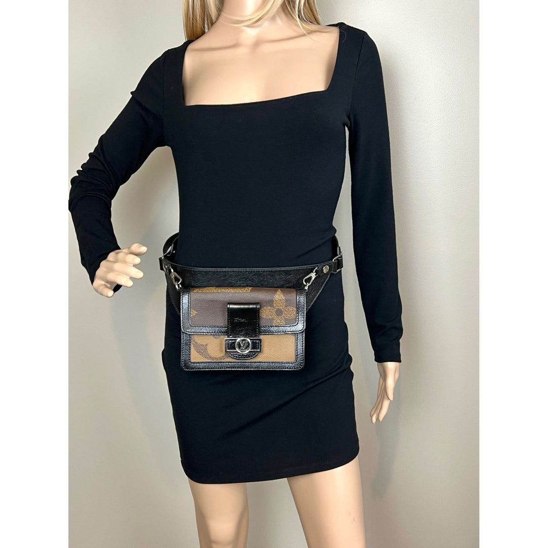 Louis Vuitton Reverse Giant Monogram Dauphine belt bag clutch – STORE 7994