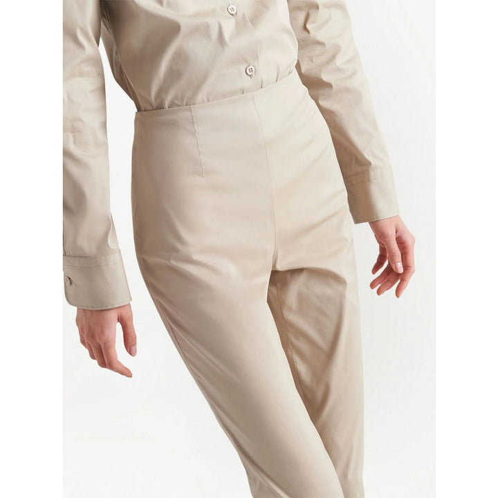 Prada Neutrals Trousers - Slim-Fit Trousers Women