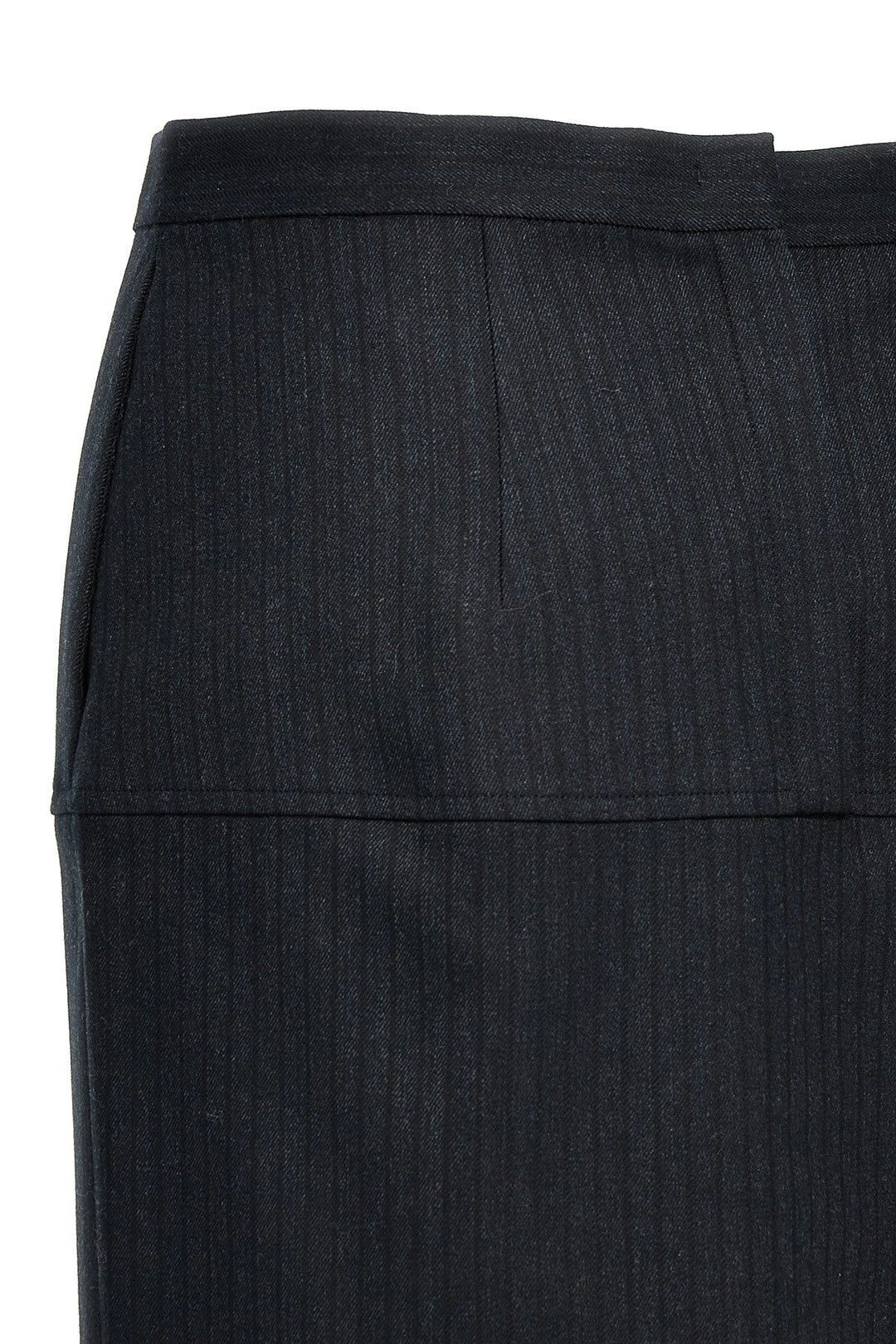 Fendi Women Pinstriped Wool Skirt