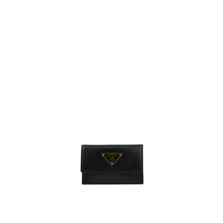 Prada Leather Card Holder Women