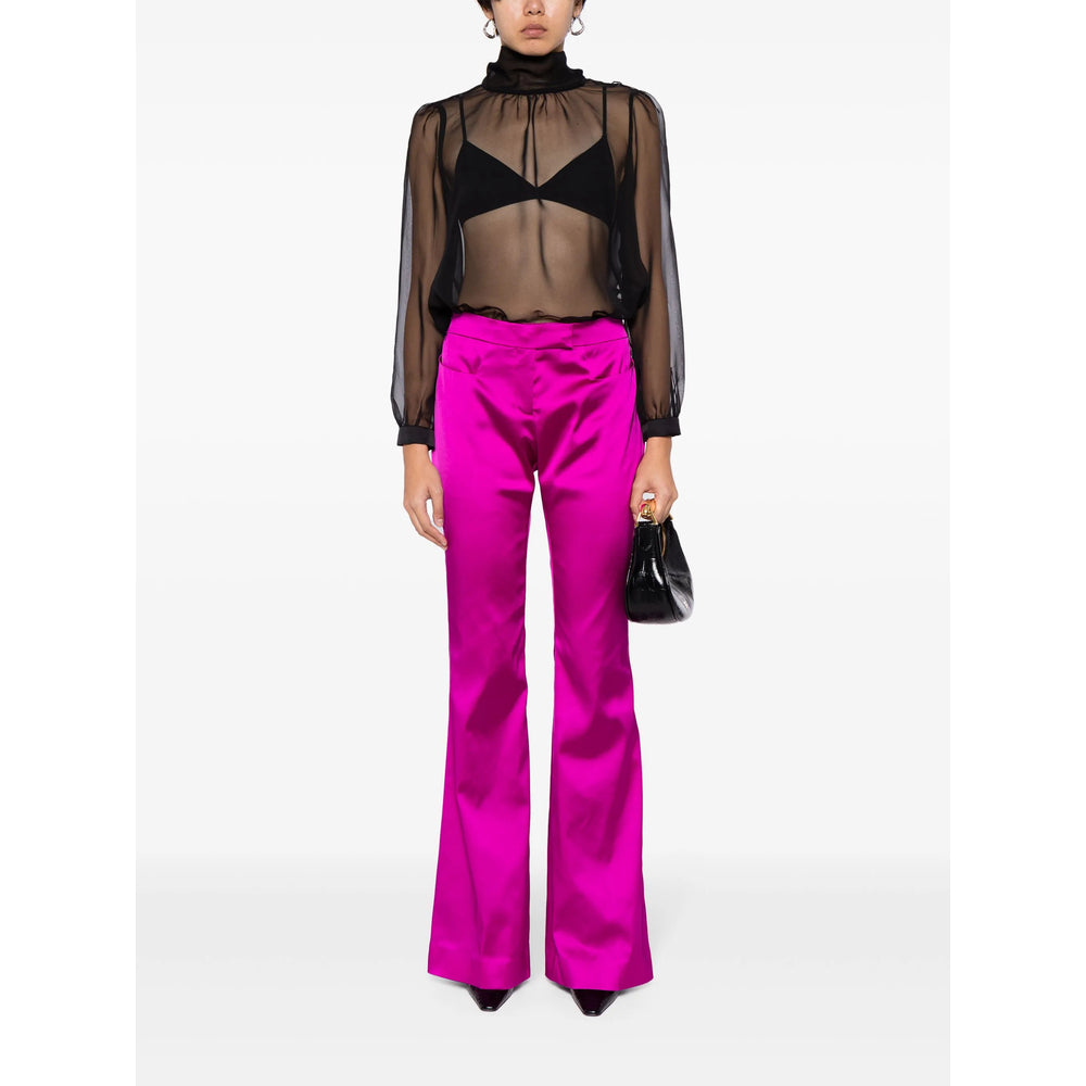 Tom Ford Purple Trousers - Flared Trousers Women