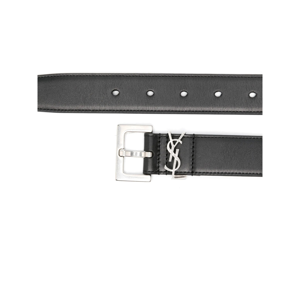 Saint Laurent Black Belts Men