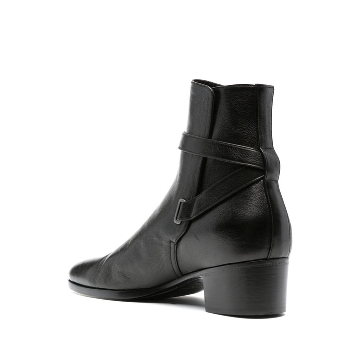 Saint Laurent Black Boots Men