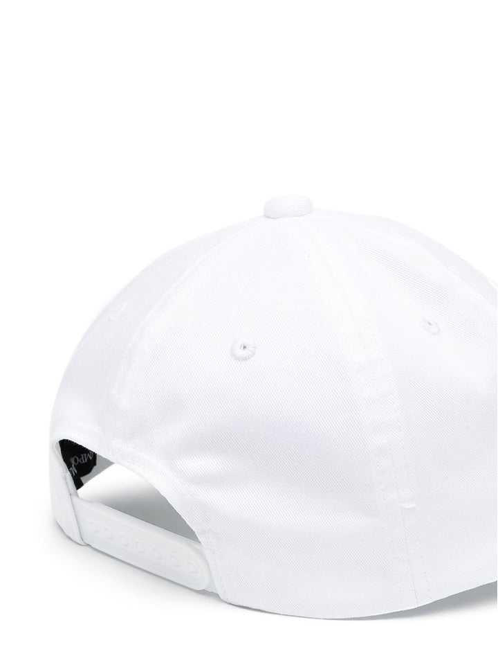 EMPORIO ARMANI Logo Baseball Cap with Curved Peak - Adjustable Fit