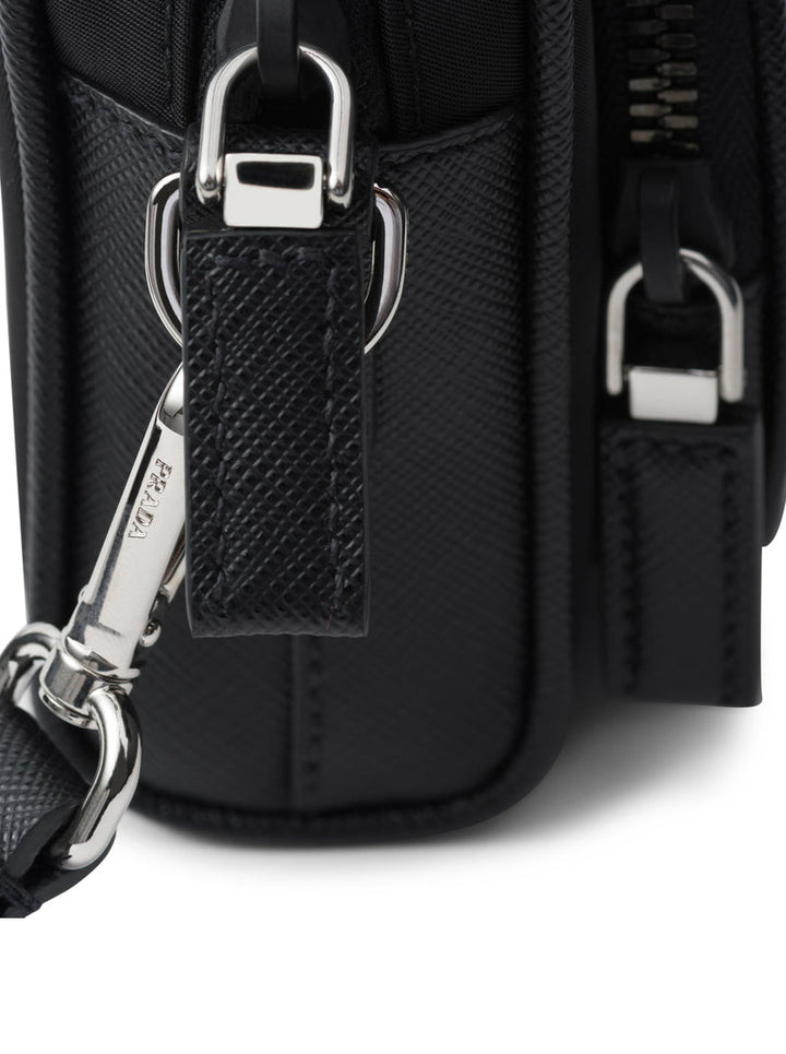 Prada Men Re-Nylon And Saffiano Shoulder Bag