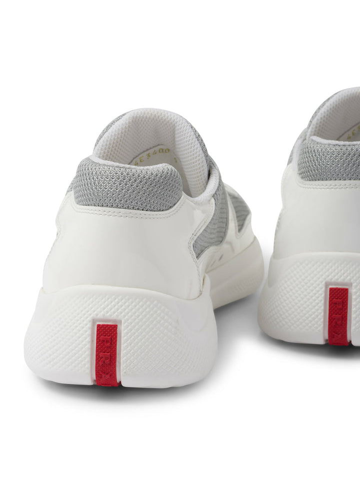 Prada Men Prada America's Cup Leather And Bike Fabric Sneakers