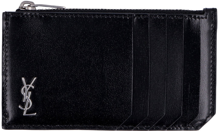SAINT LAURENT Mini Logo Plaque Purse