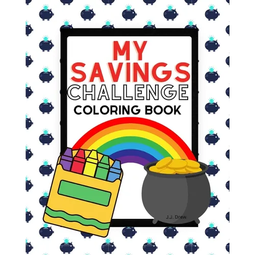 My Savings Challenge Coloring Book - Paperback