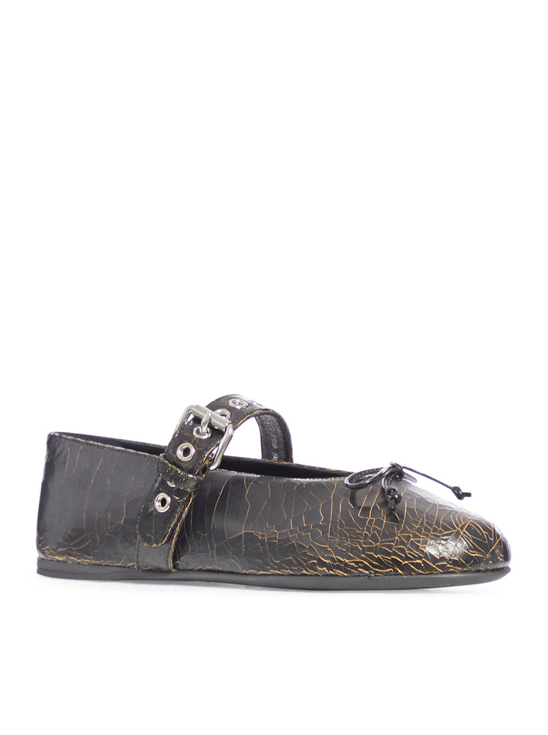 Miu Miu Women Leather Ballerinas