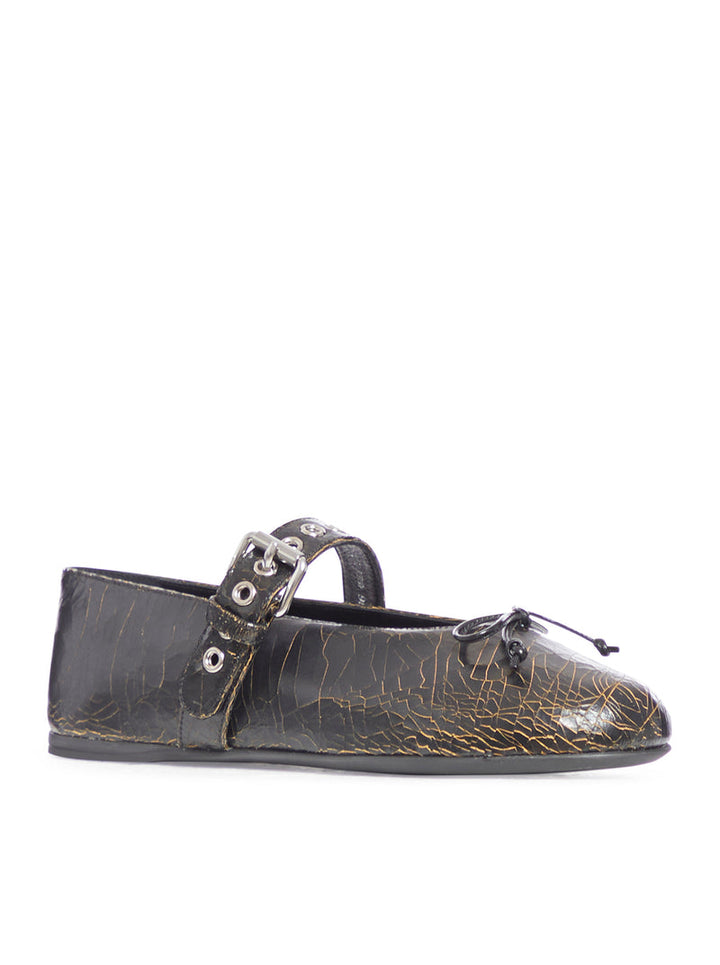 Miu Miu Women Leather Ballerinas