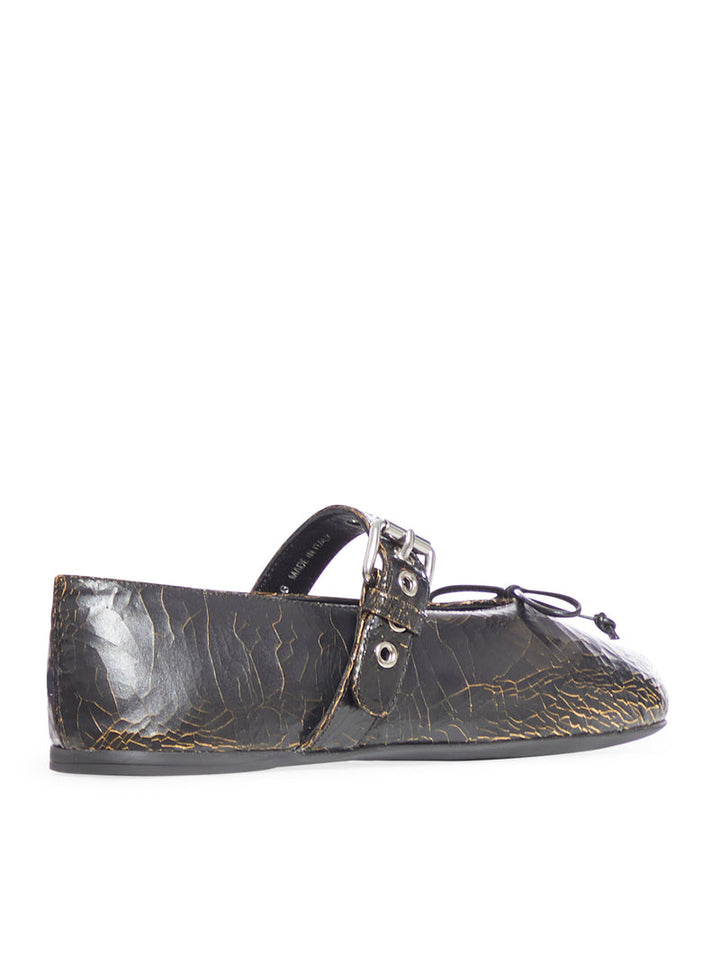 Miu Miu Women Leather Ballerinas