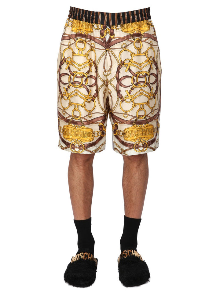 Moschino Men "Teddy" Bermuda Shorts