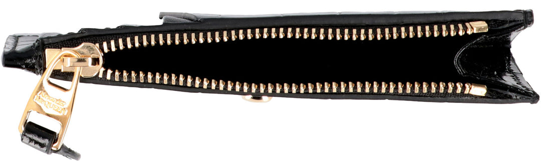ALEXANDER MCQUEEN Mini Leather Card Holder