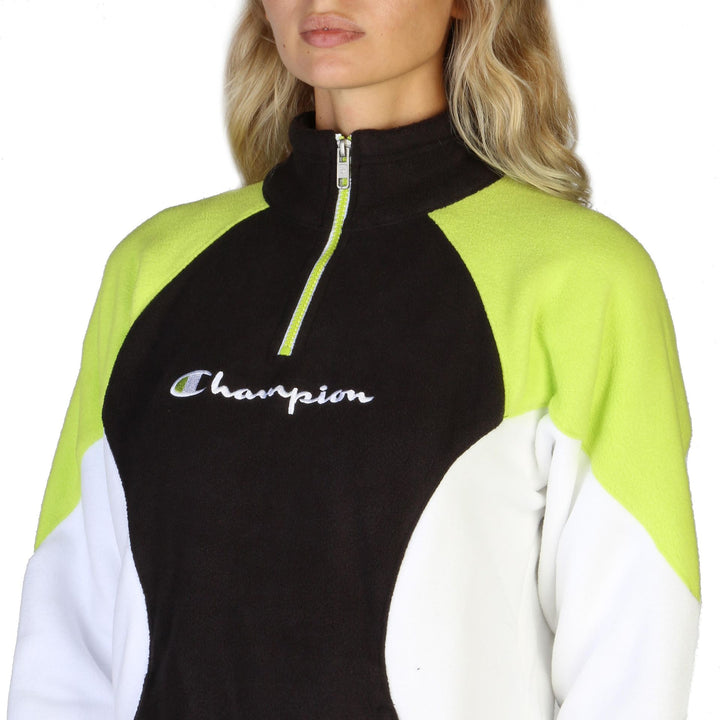 Champion women's multicolor black green and white polyester Sweaters