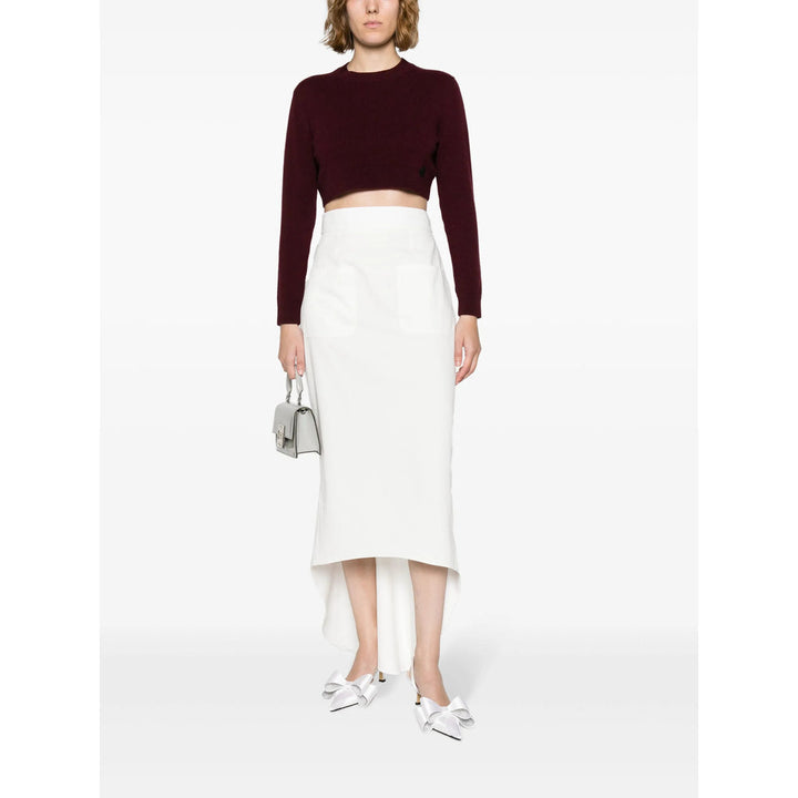 Prada White Skirts - High-Waisted Skirts Women