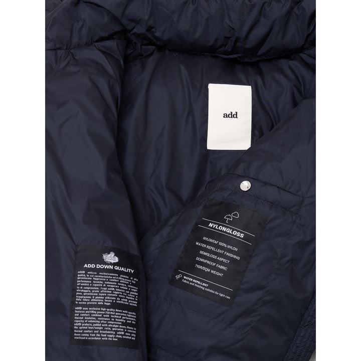 Add Blue Polyamide Jackets & Coat
