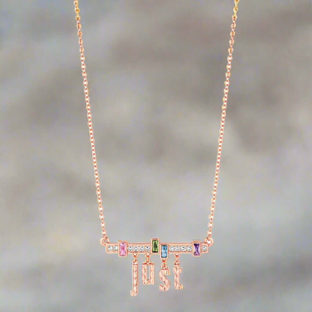 Just Cavalli gold tone rhinestone Necklace