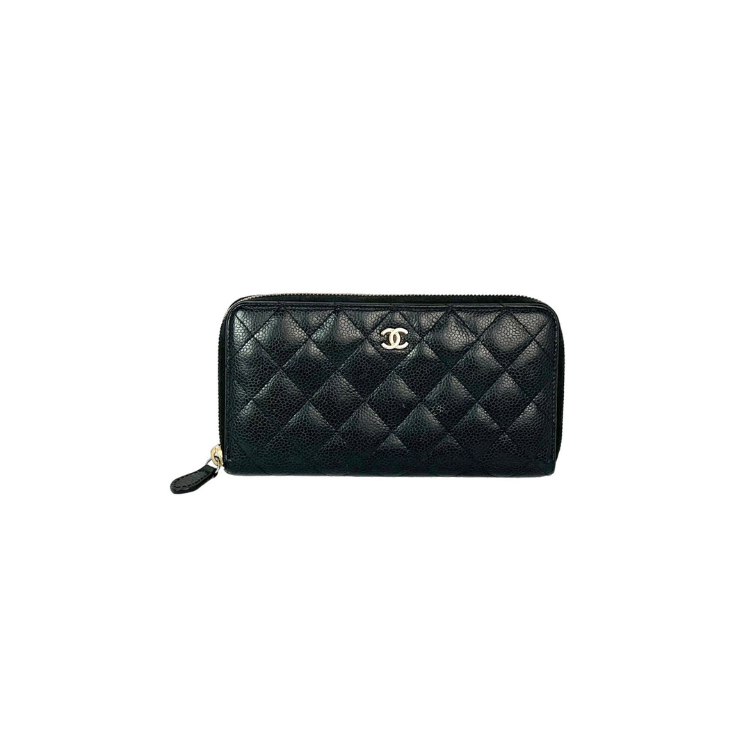 Chanel Caviar Quilted large gusset black wallet – STORE 7994