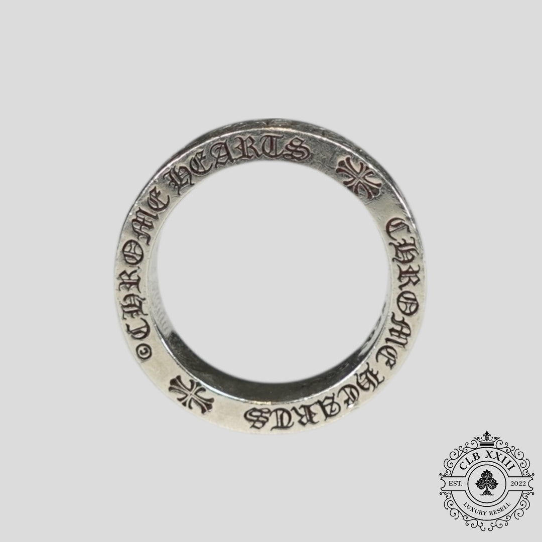 Chrome Hearts CH Forever Ring in Silver