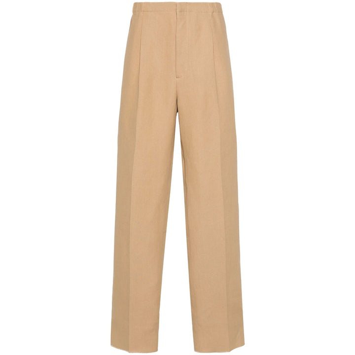 Fendi Neutrals Trousers - Regular & Straight-Leg Trousers Men
