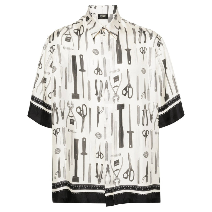 Fendi Neutrals Shirts Men