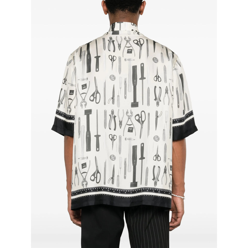 Fendi Neutrals Shirts Men