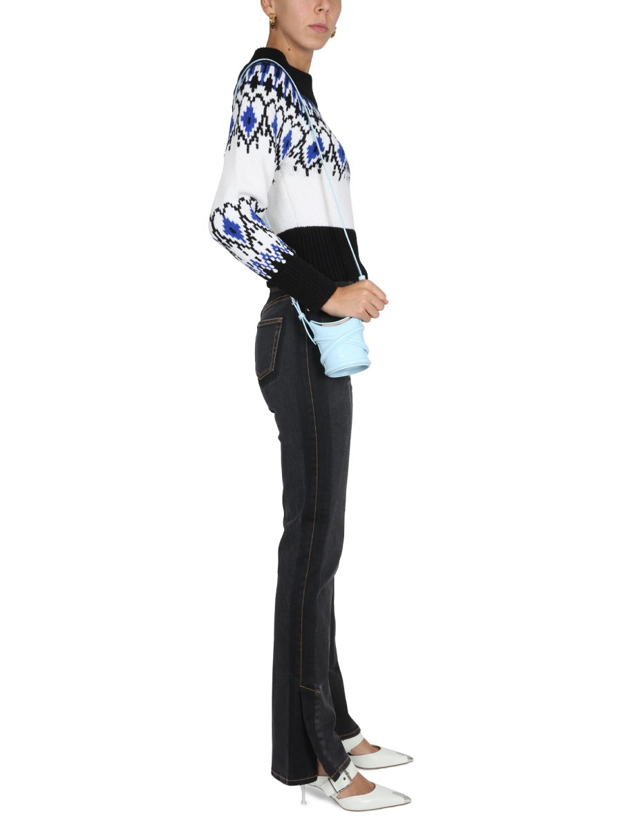 Alexander Mcqueen Women Jeans Wide Leg