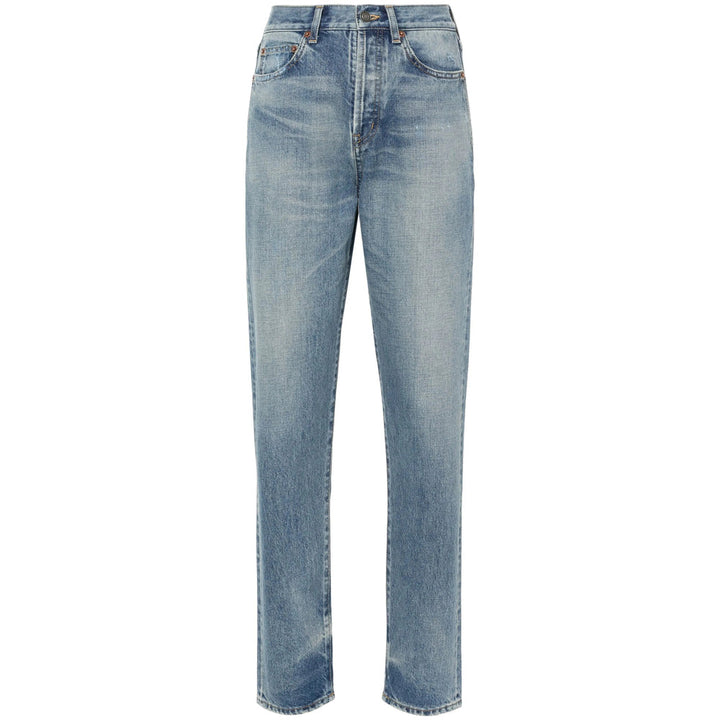Saint Laurent Blue Denim - Skinny Jeans Women