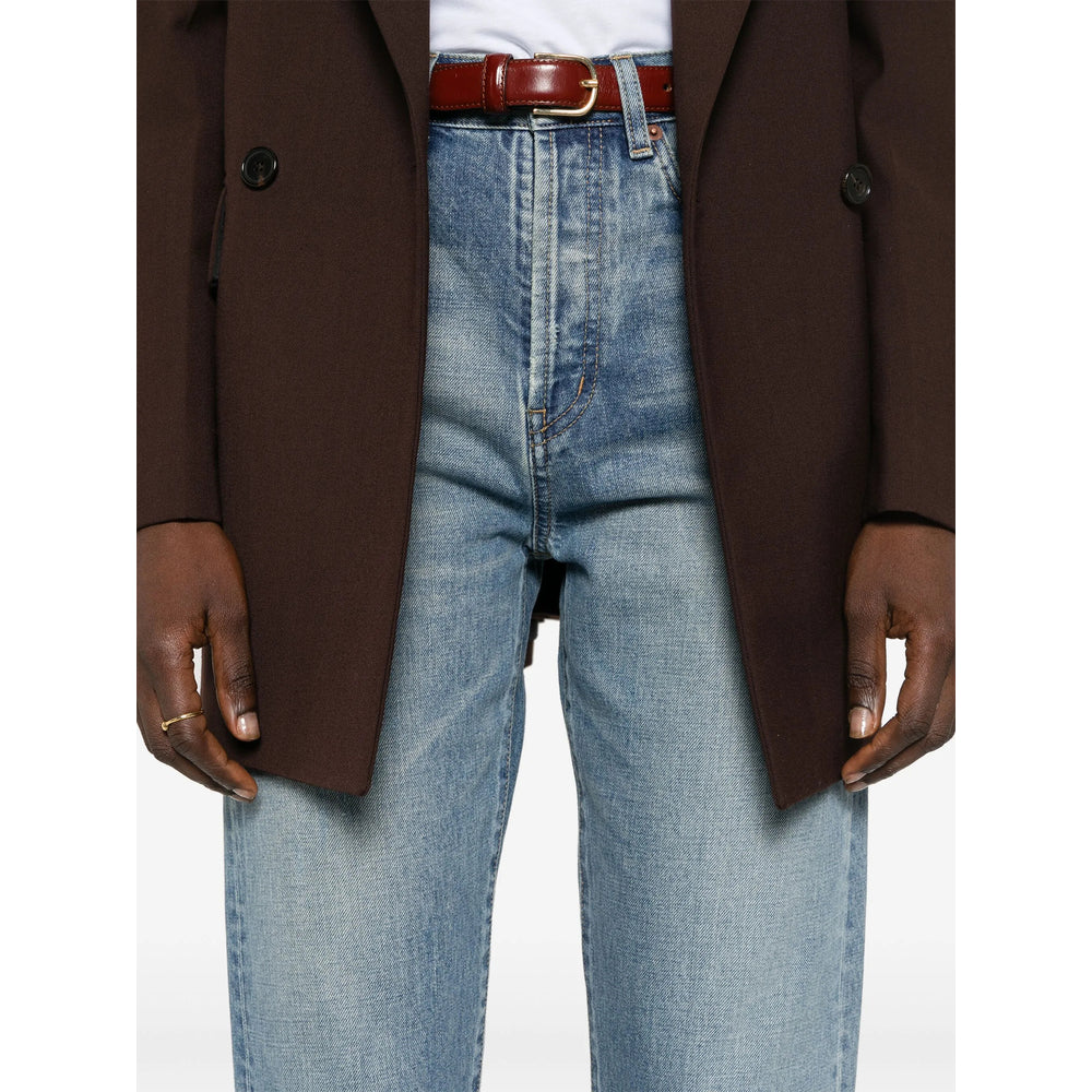 Saint Laurent Blue Denim - Skinny Jeans Women