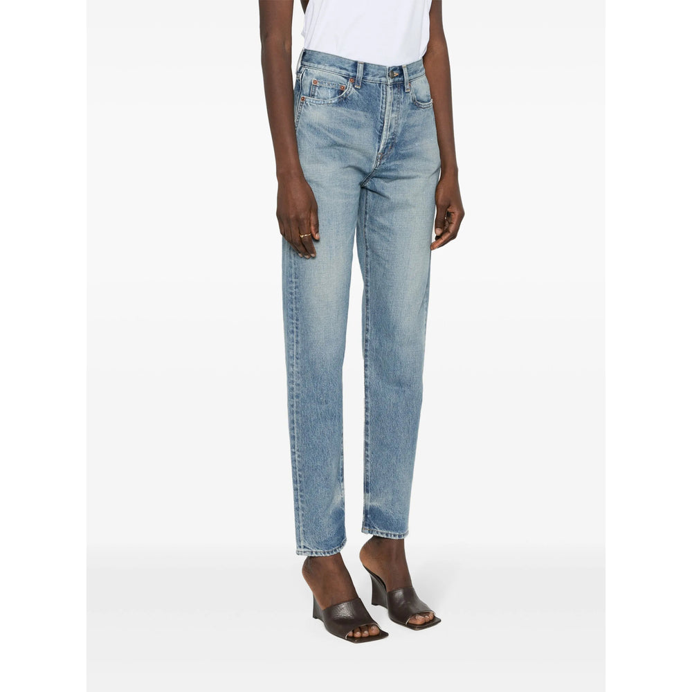 Saint Laurent Blue Denim - Skinny Jeans Women